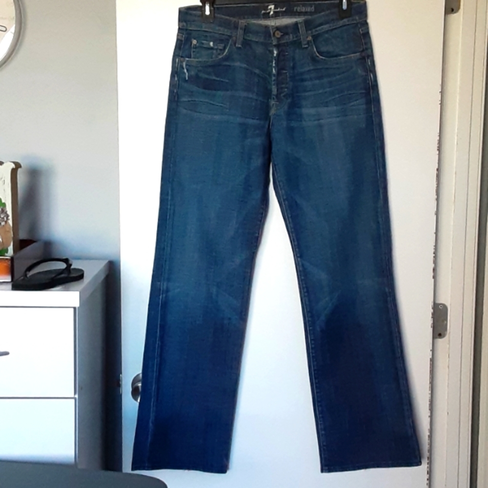 Jean's. 7 allmankind Jean's, size 33.